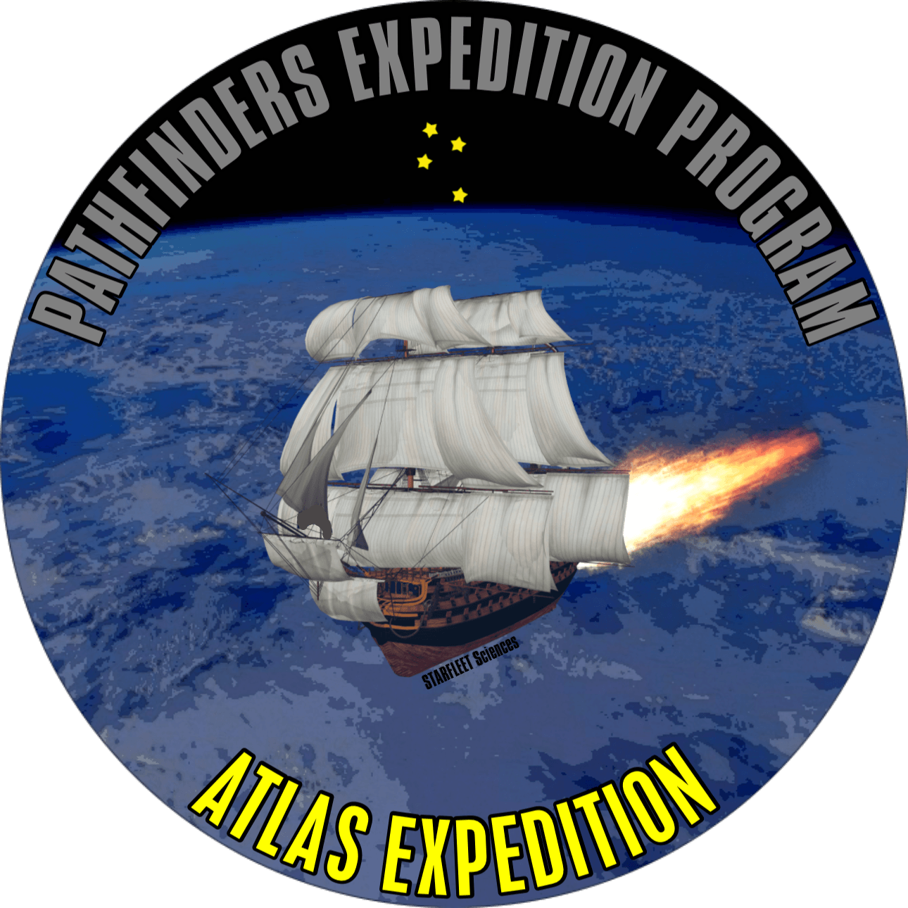 PEP-4 Atlas Expedition mission patch